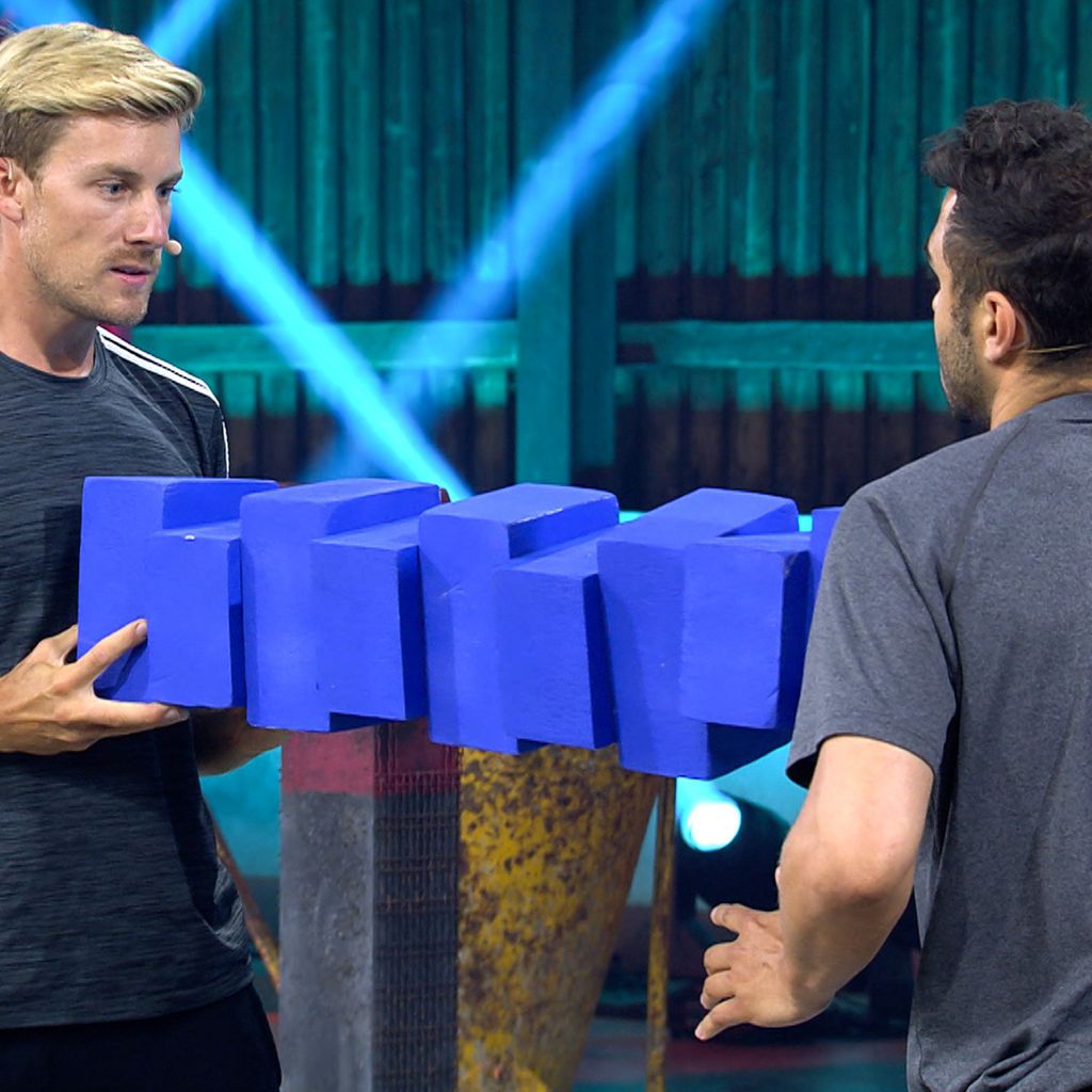Dominik Schmitt und Lars Steinhöfel im "Sommerhaus der Stars"-Halbfinale