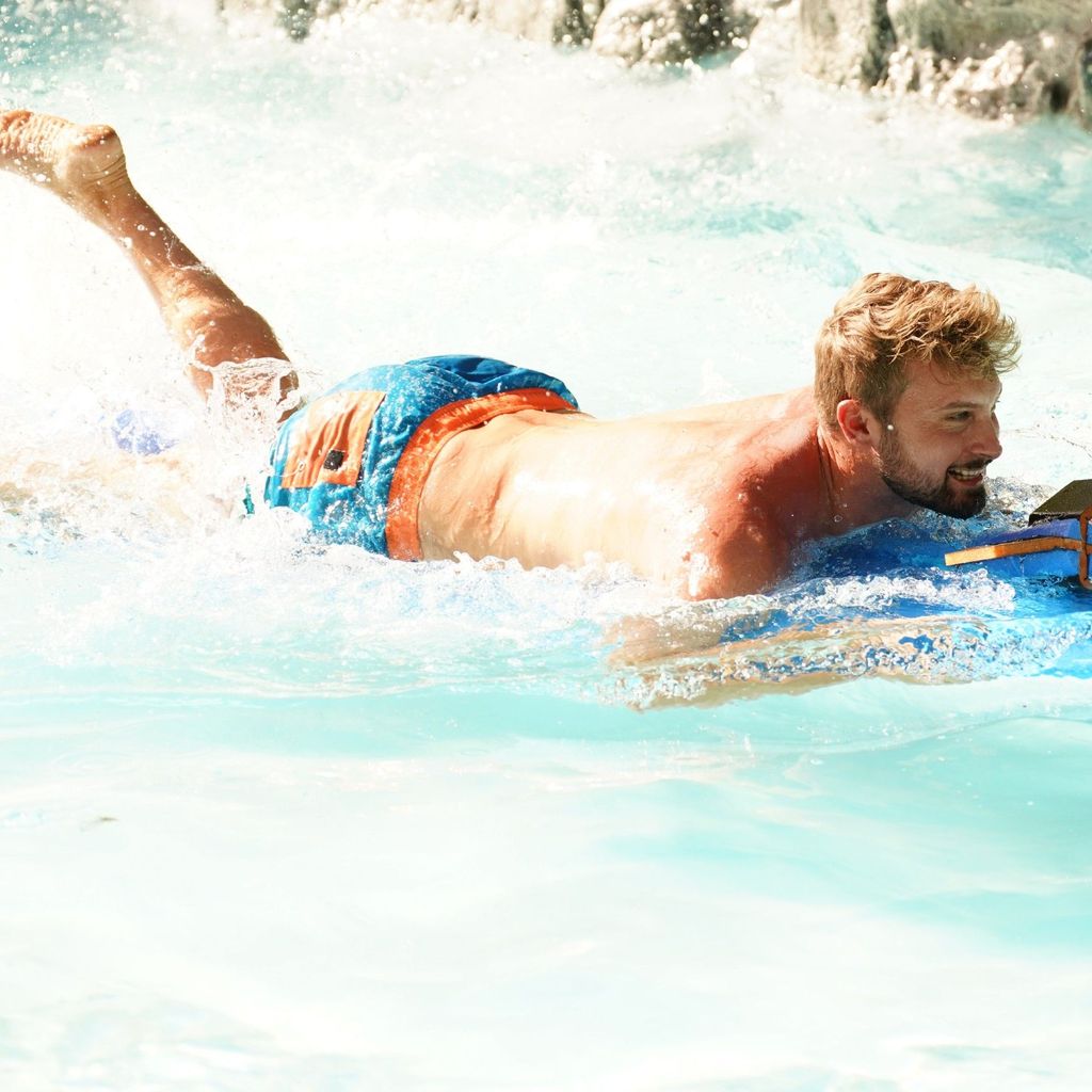 Dominik Stuckmann bei den "RTL Wasserspielen" 2023