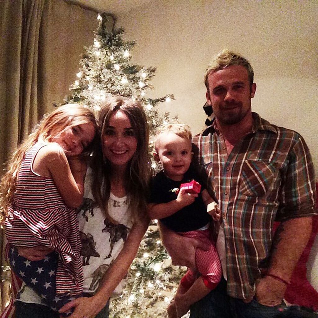 Dominique Geisendorff und Cam Gigandet mit ihren Kindern