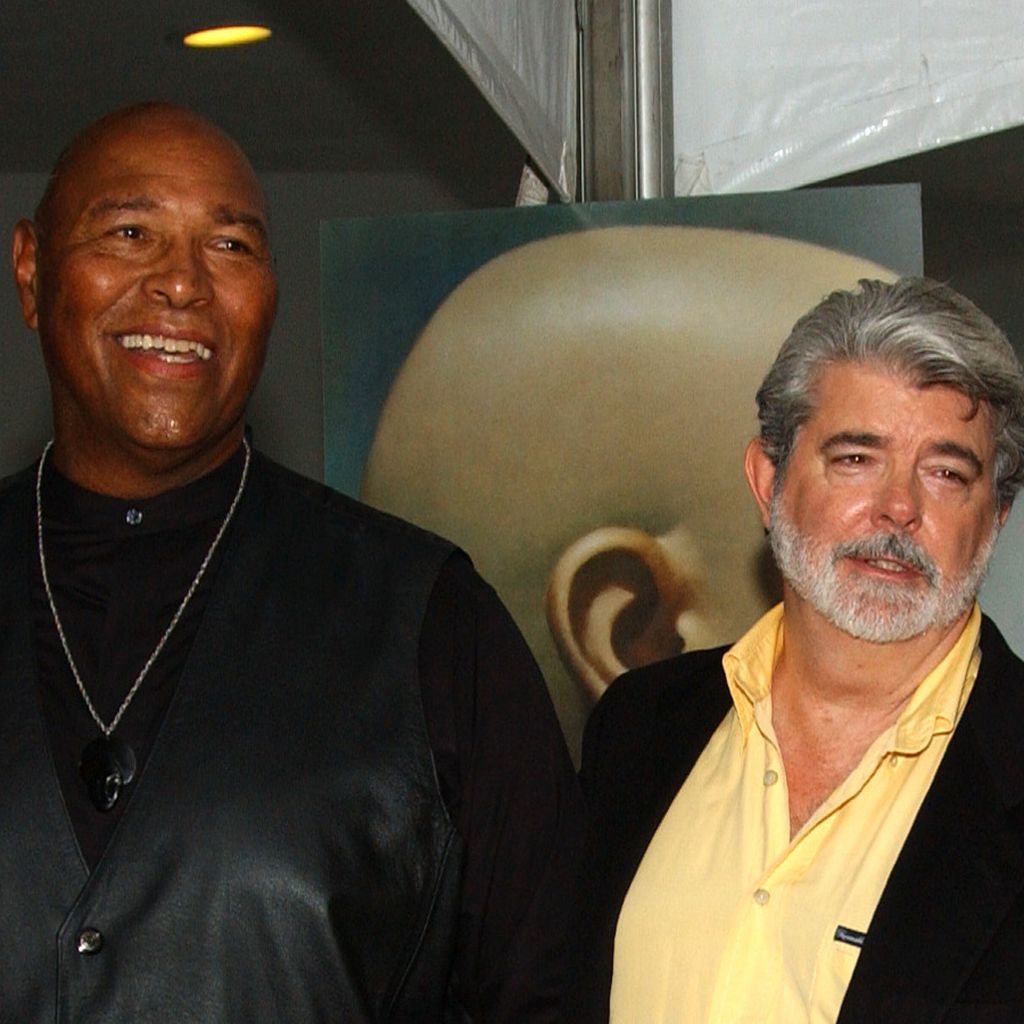 Don Pedro Colley und George Lucas in New York