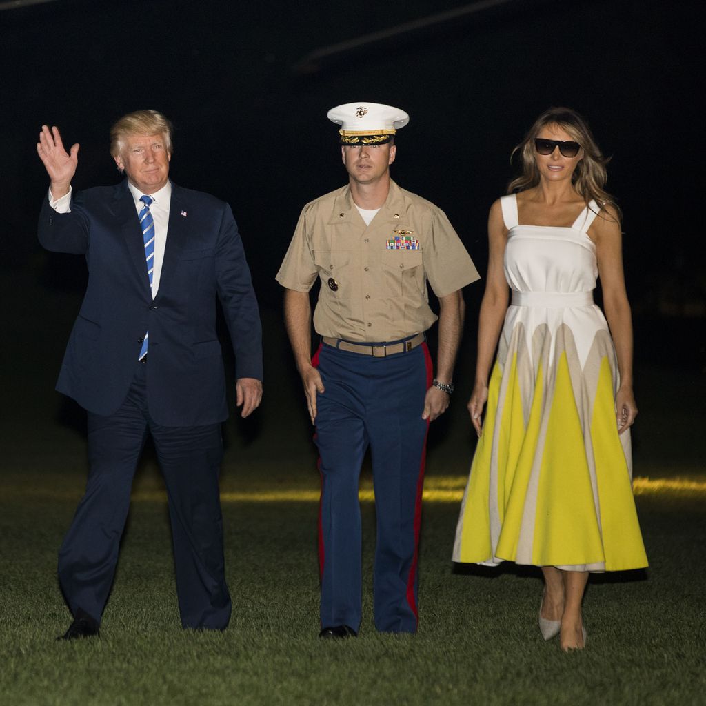 Donald, Melania und Barron Trump in Washington
