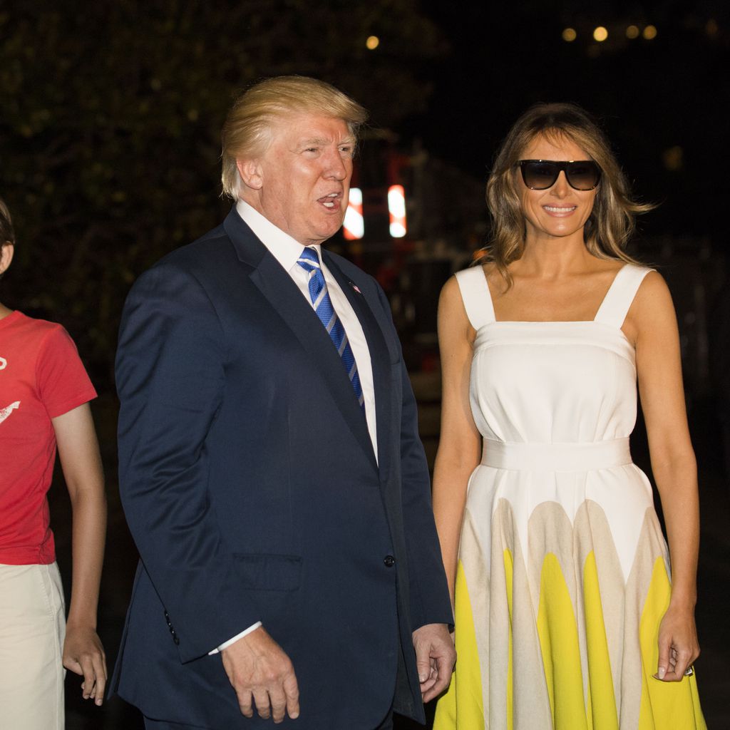 Donald, Melania und Barron Trump in Washington