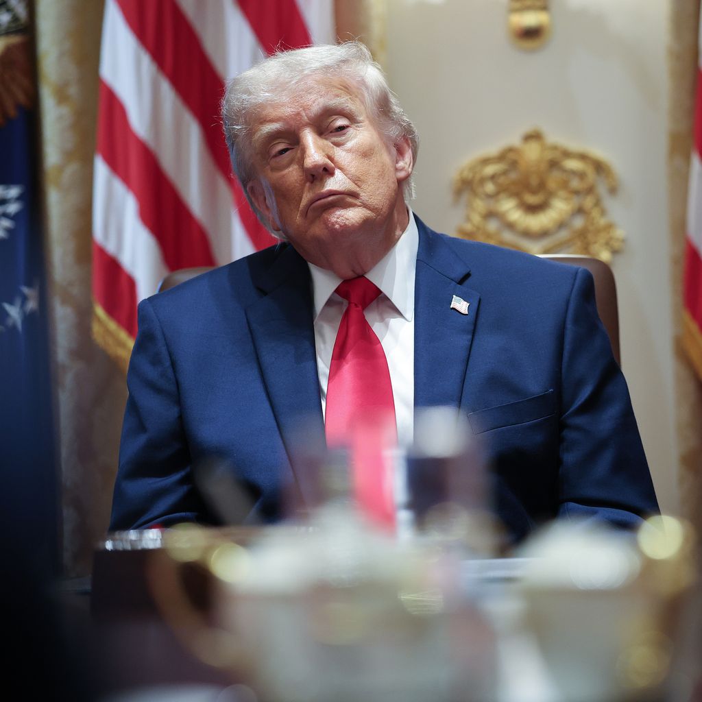 Donald Trump bei einer Kabinettssitzung im Weißen Haus