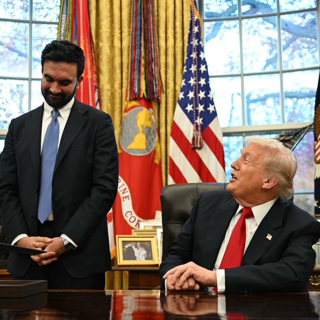 Treffen im Oval Office: Donald Trump spricht mit Zohran Mamdani