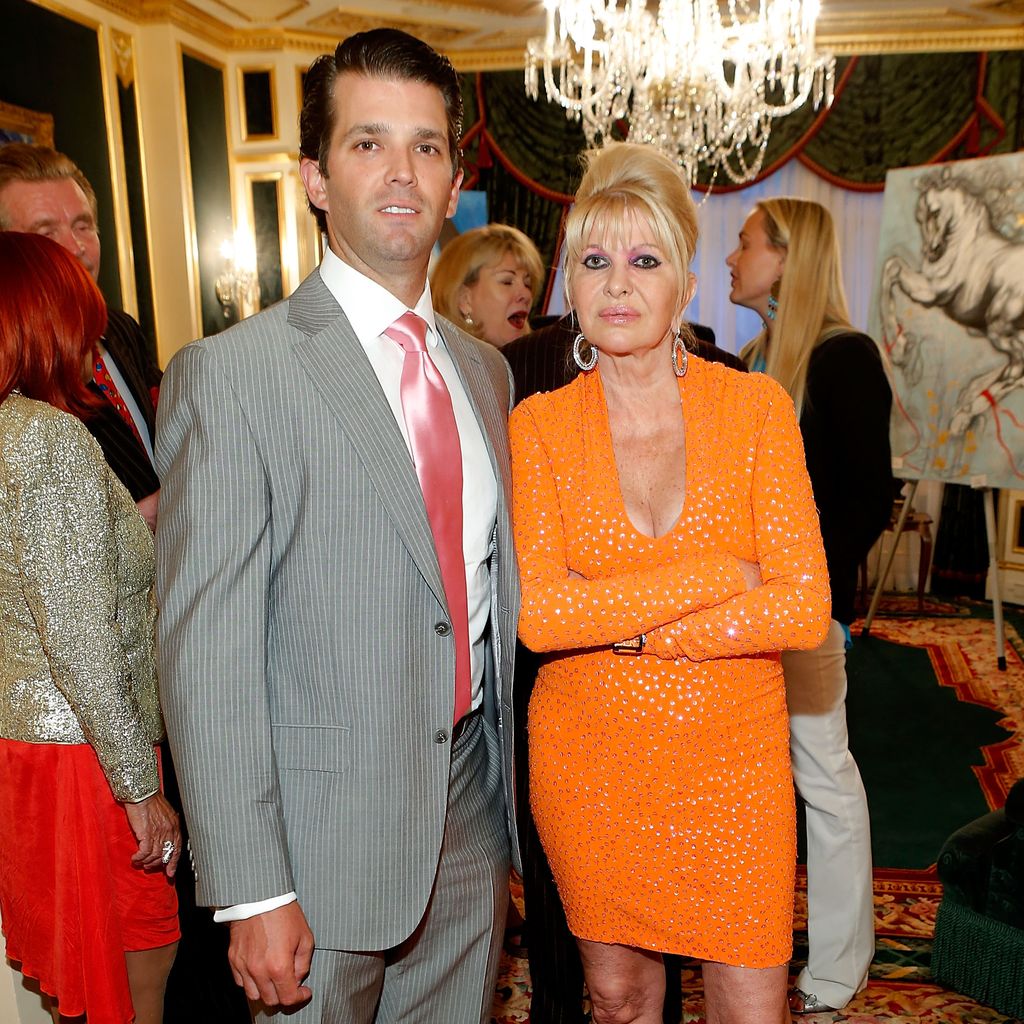 Donald Trump Jr. mit seiner Mutter Ivana Trump