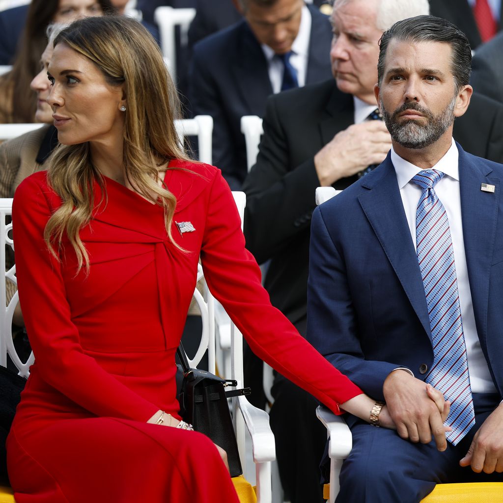 Bettina Anderson mit Donald Trump Jr., Oktober 2025