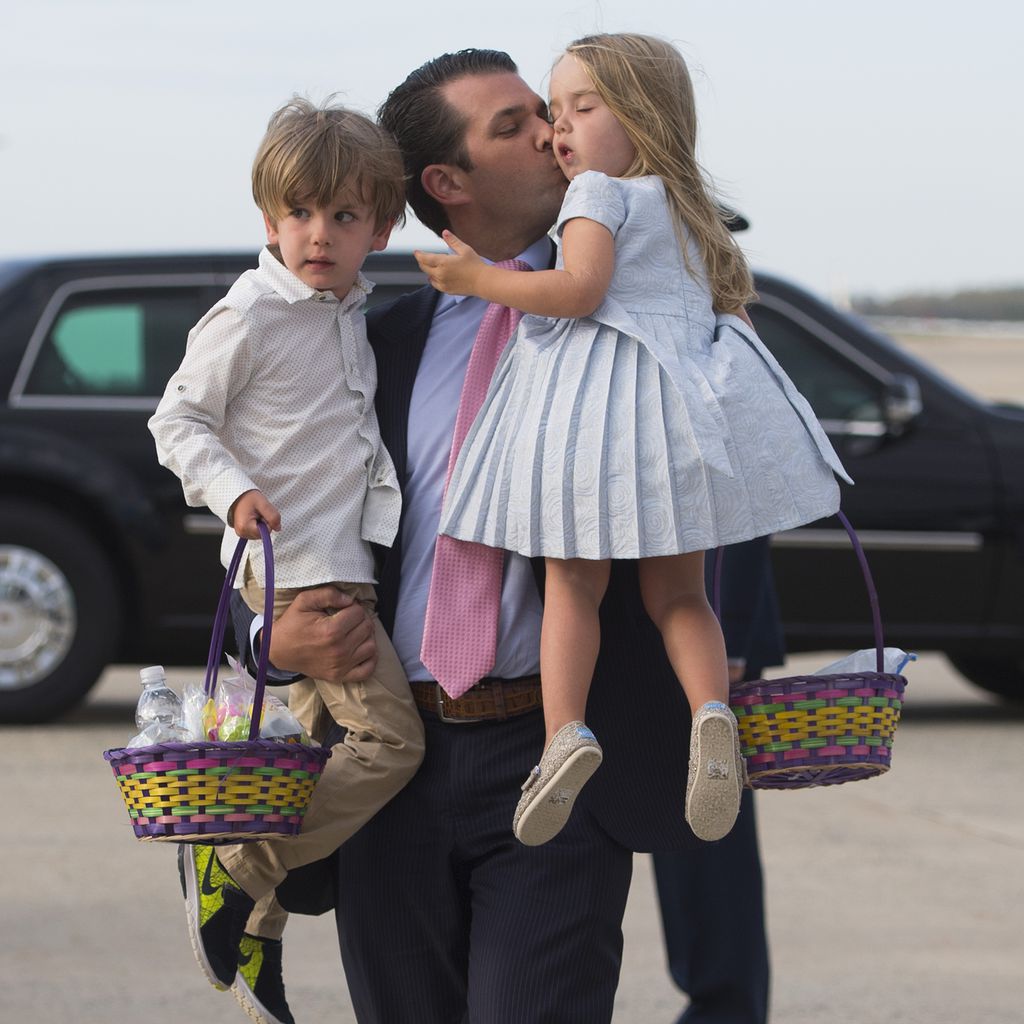 Donald Trump jr. und seine Kinder Donald III. und Chloe