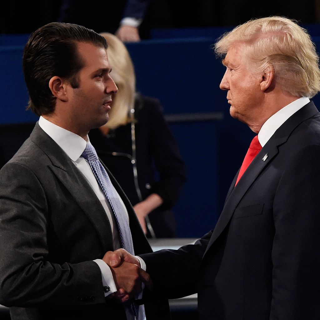 Donald Trump Jr. und sein Vater Donald Senior