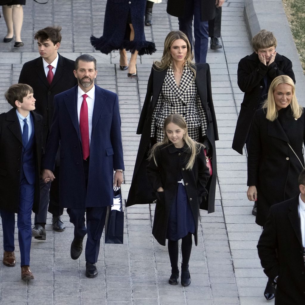Donald Trump Jr. mit seinen Kindern und Ex-Frau Vanessa, Januar 2025