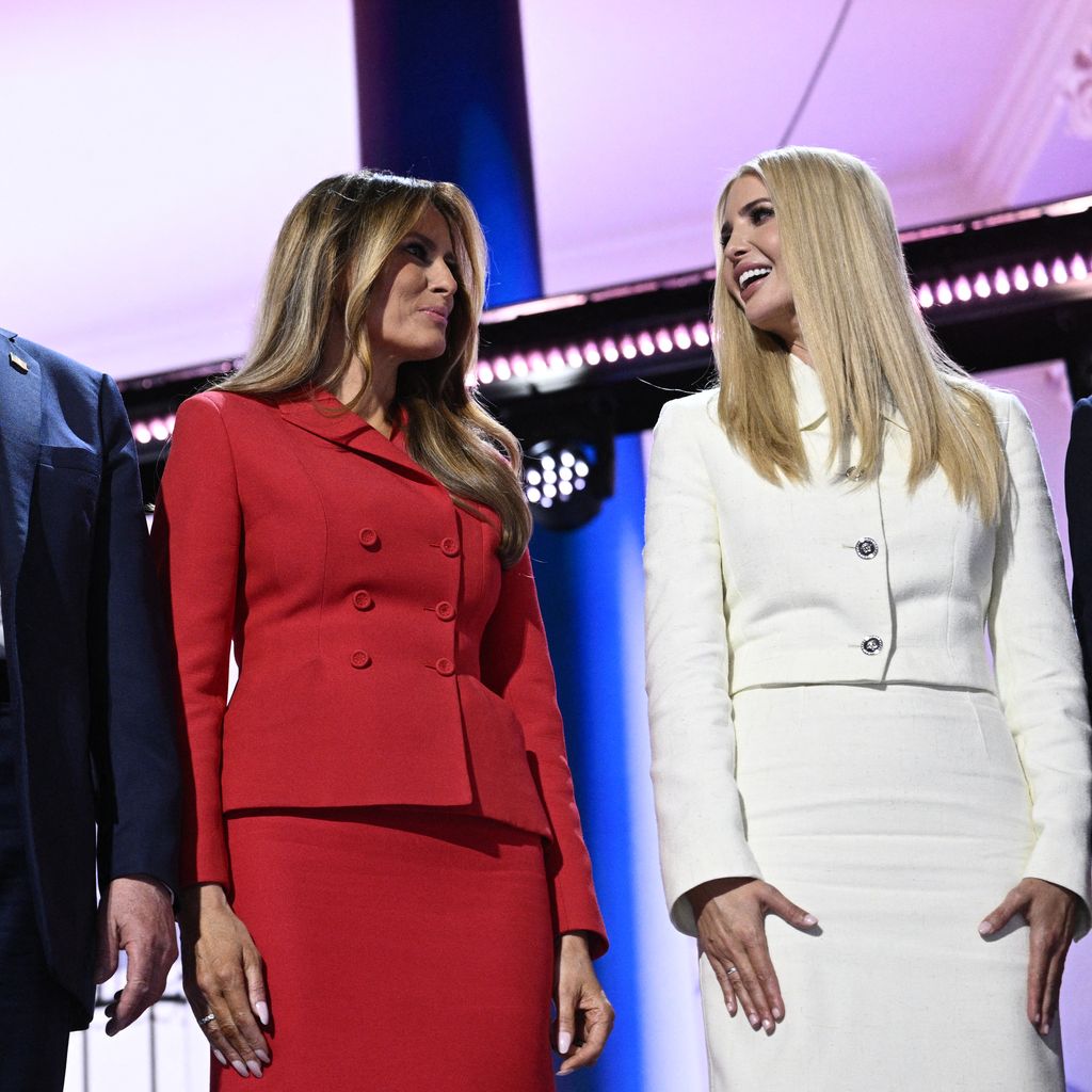 Donald Trump, Melania trump und Ivanka Trump, Juli 2024