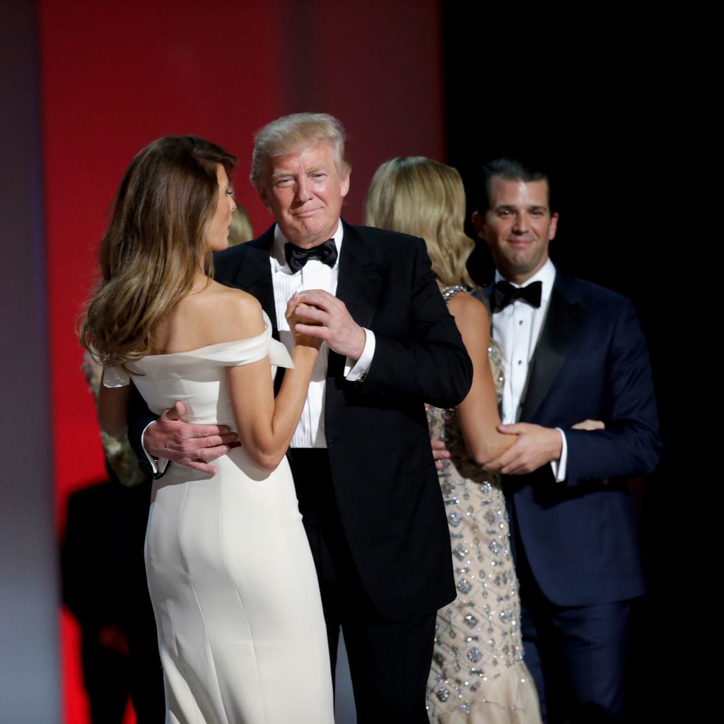 Das Ehepaar Trump Junior auf dem Amtseinführungsball von Donald Trump Senior