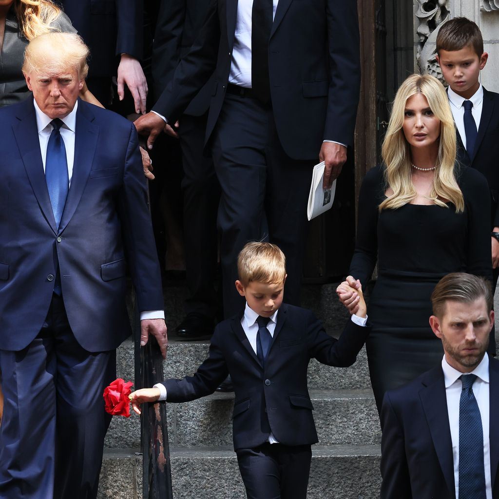 Donald Trump mit seinen Kindern Ivanka und Eric Trump