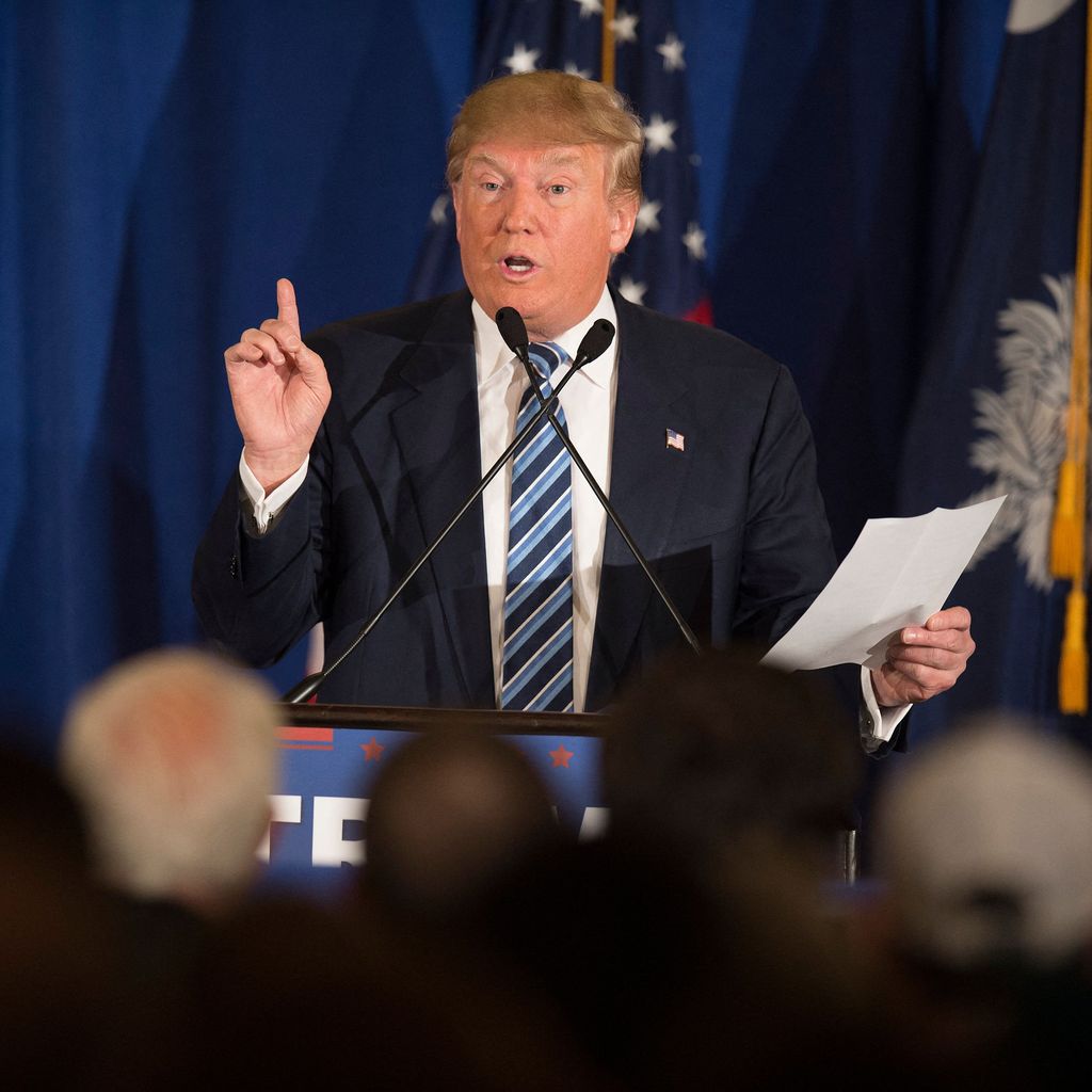 Donald Trump, Februar 2016