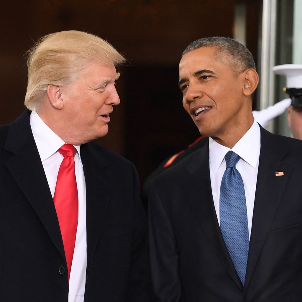 Donald Trump und Barack Obama