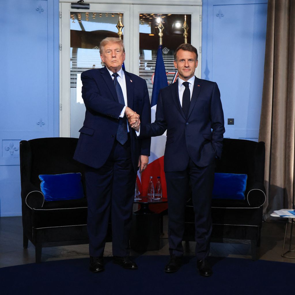 Donald Trump und Emmanuel Macron, Juni 2026