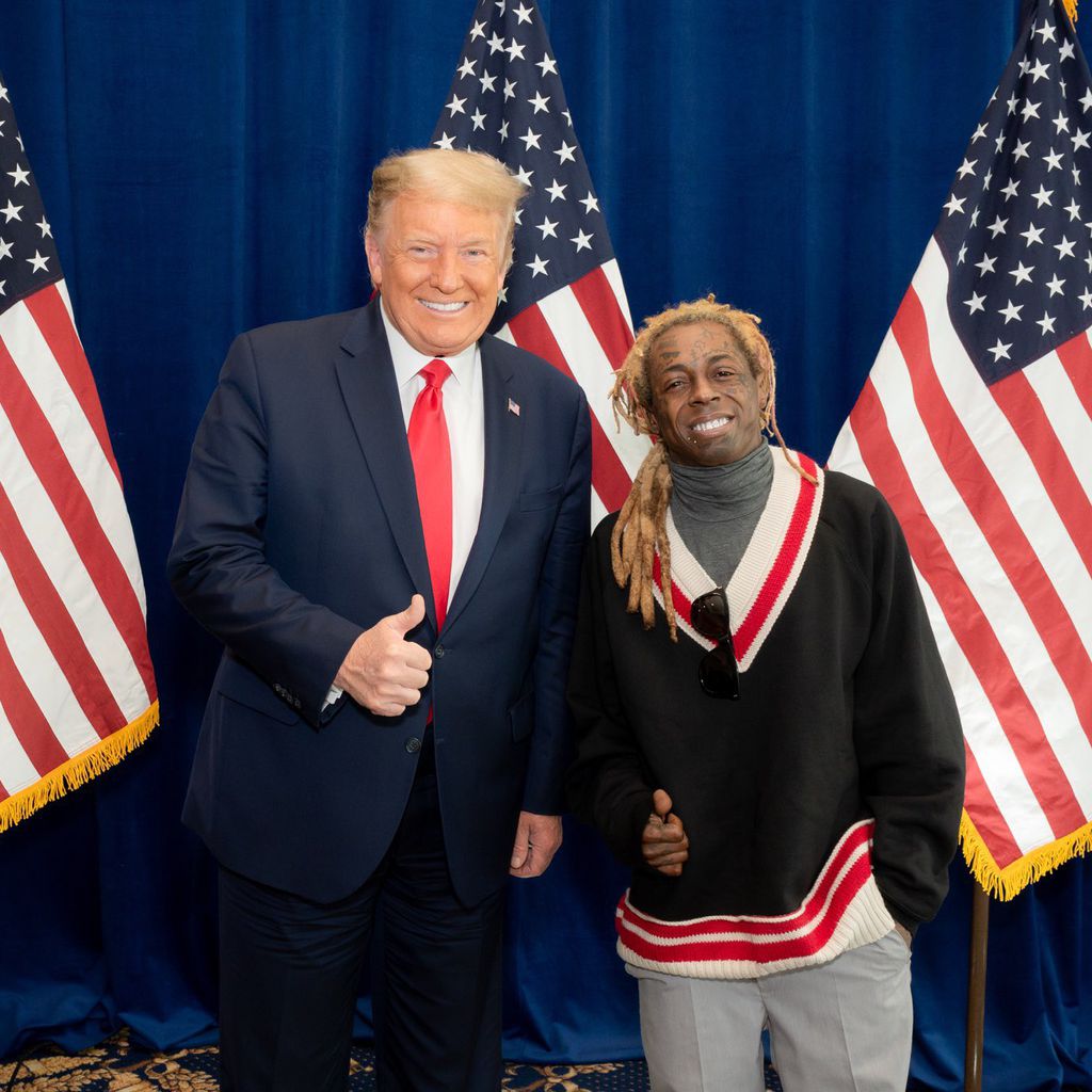 Donald Trump und Lil Wayne im Oktober 2020