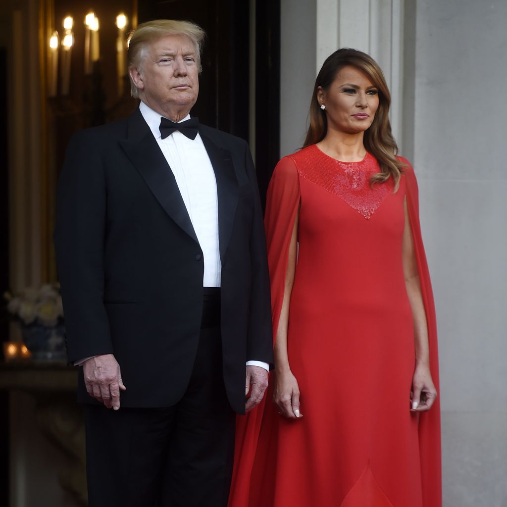 Donald Trump und Melania Trump in England, 2019