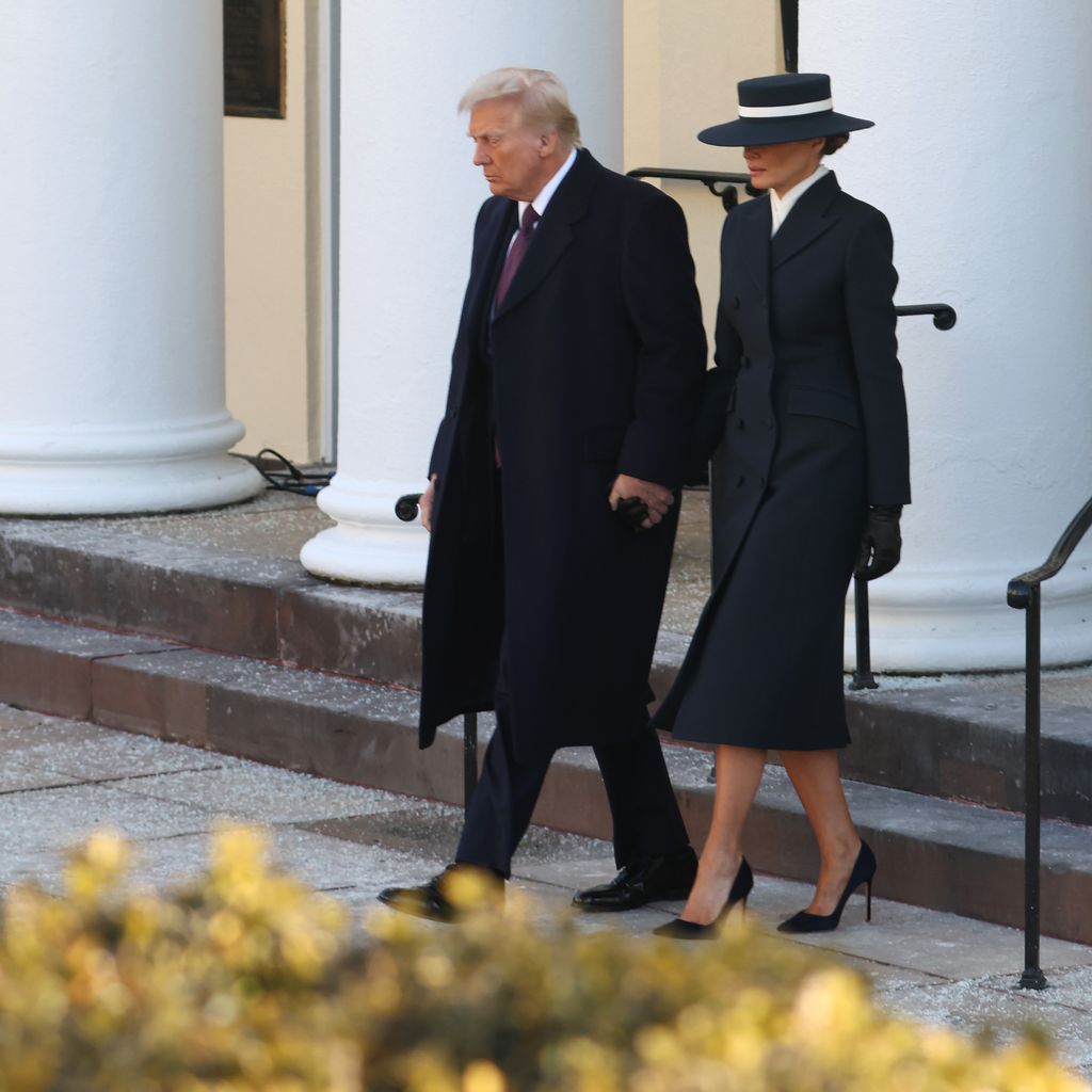 Donald Trump und Melania Trump bei seiner Amtseinführung 2025