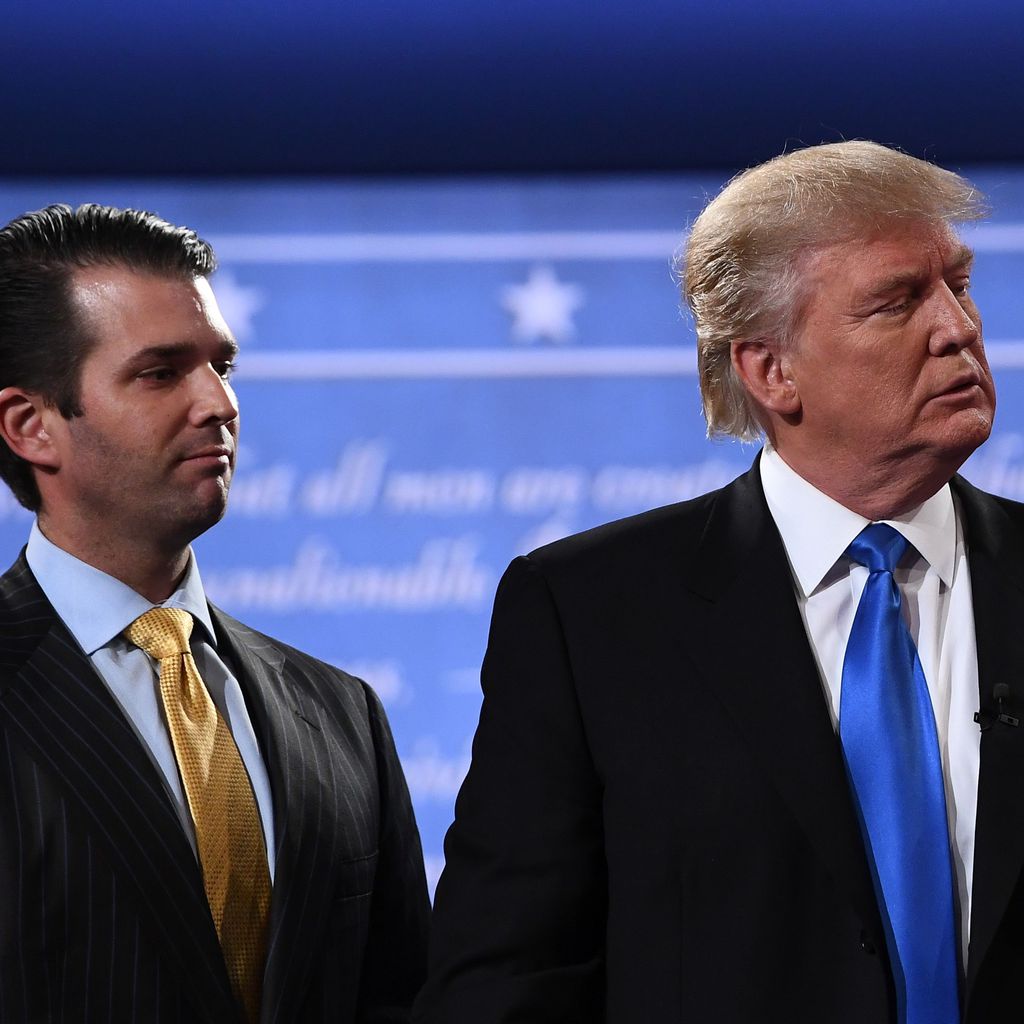 Donald Trump Jr. und sein Vater Donald Trump