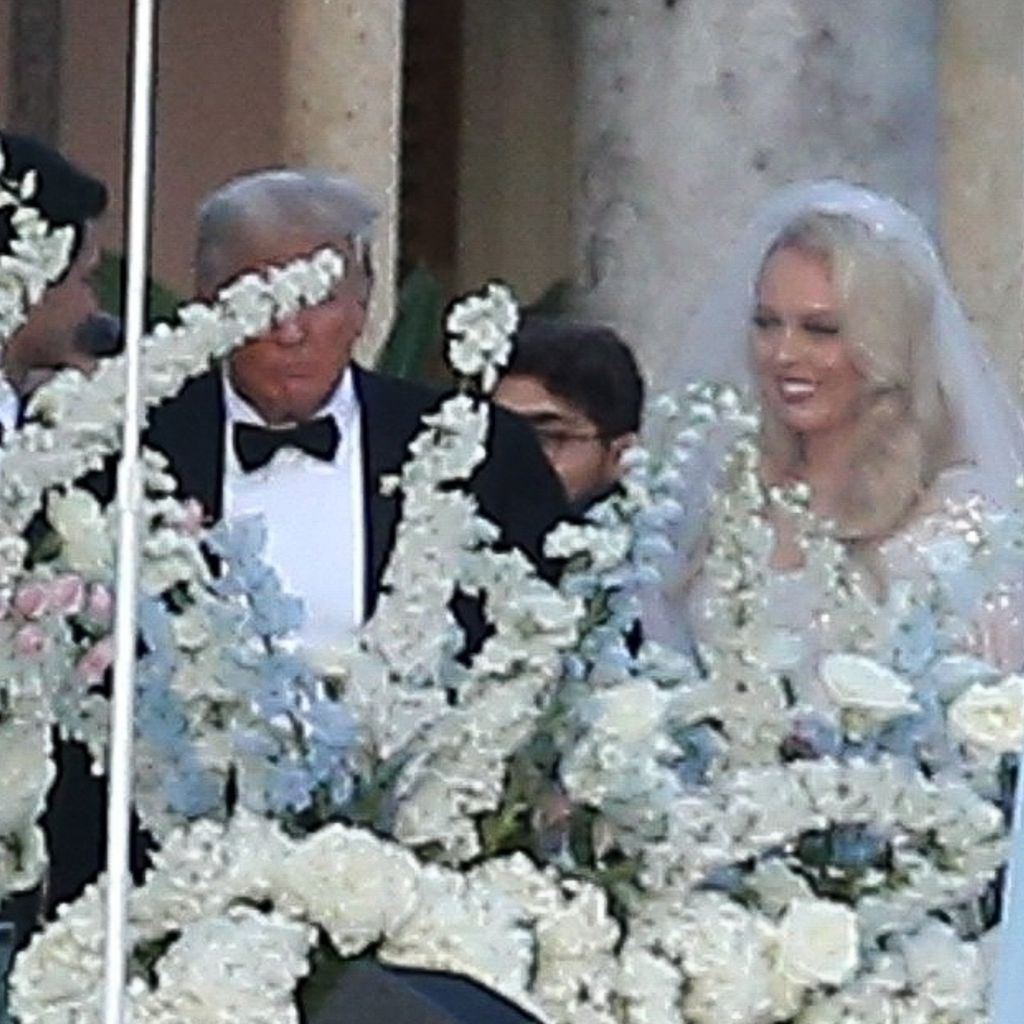 Donald Trump und Tiffany Trump bei ihrer Hochzeit