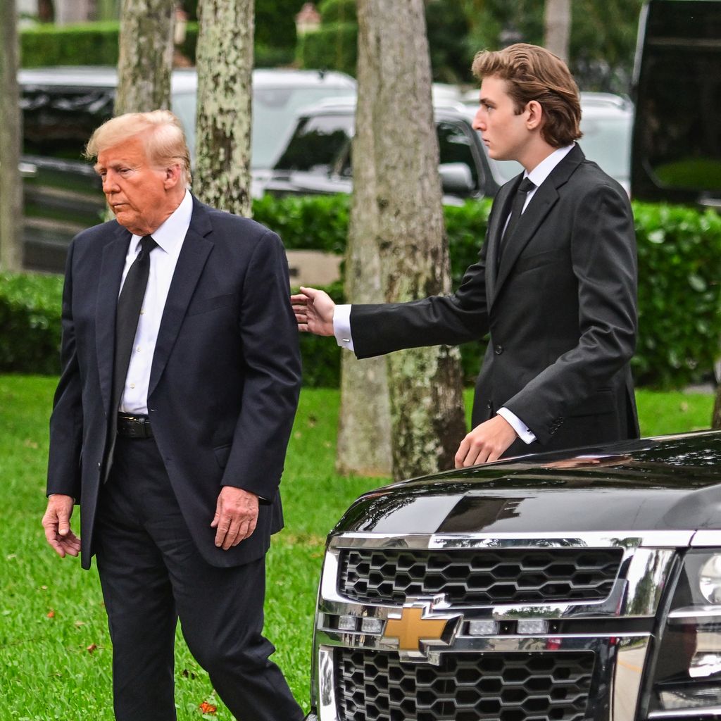 Donald und Barron Trump