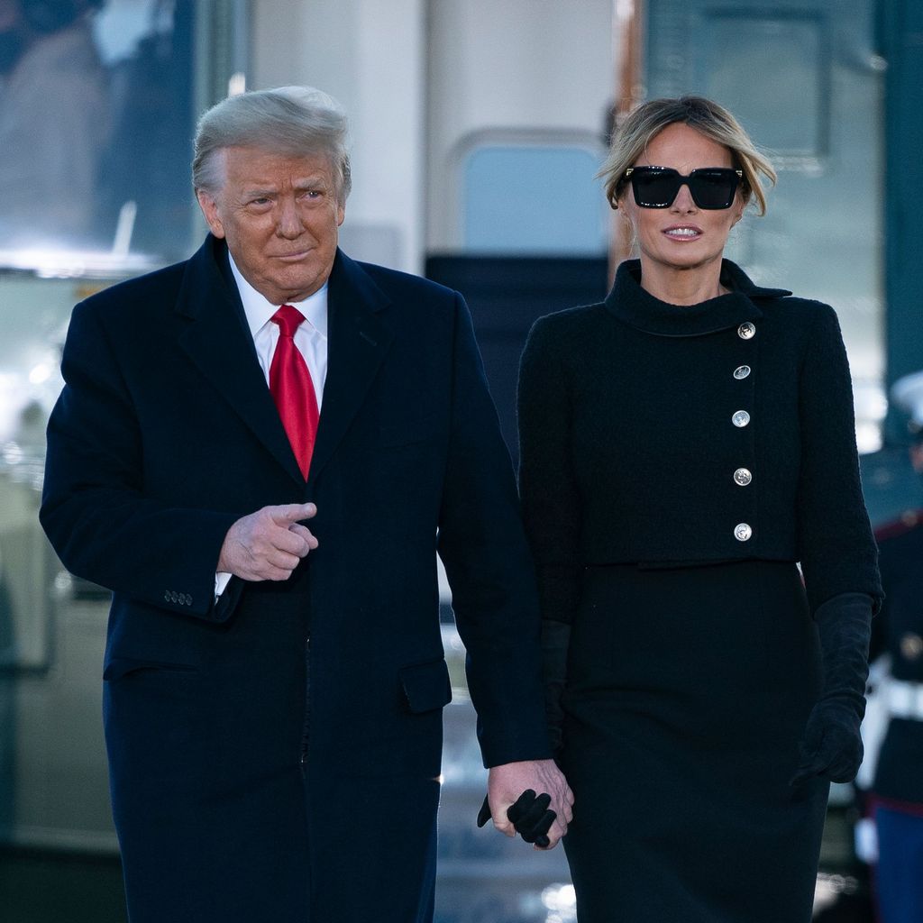 Donald und Melania Trump in Maryland, Januar 2021