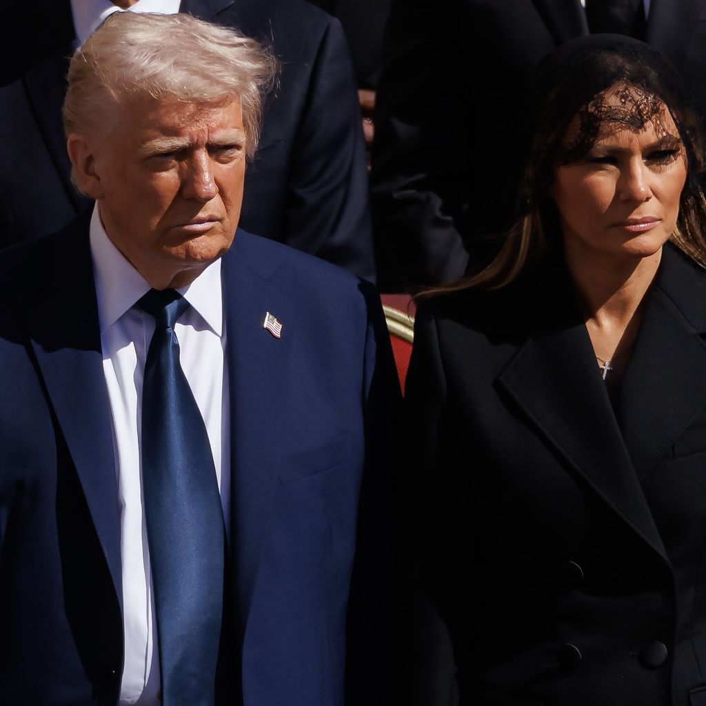 Donald und Melania Trump, April 2025