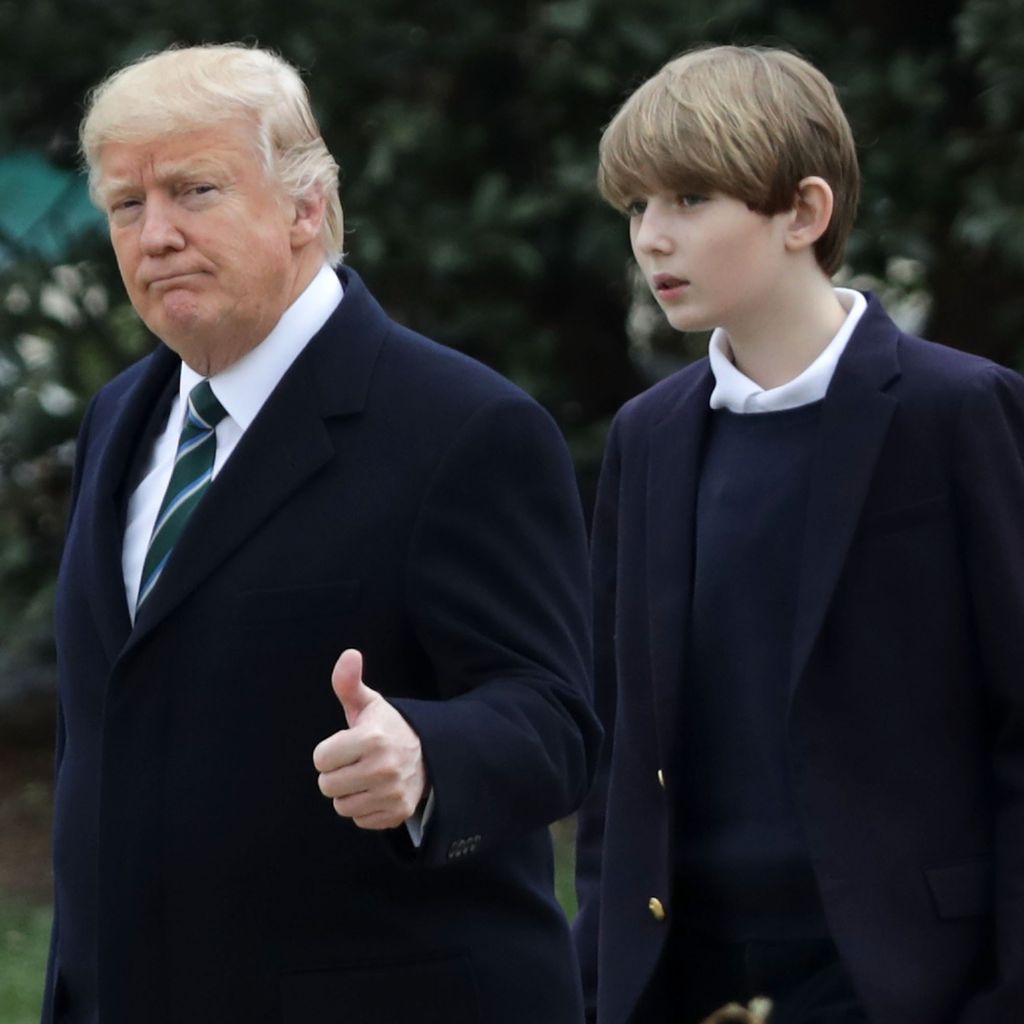 Donald und sein Sohn Barron Trump
