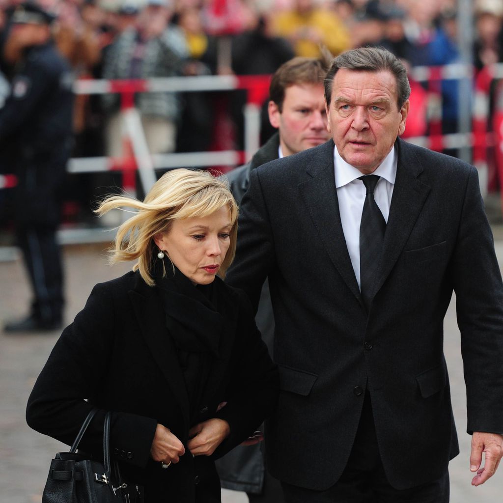 Doris Schröder-Köpf und Gerhard Schröder im November 2010 in Hamburg