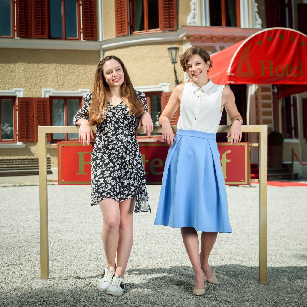 Dorothée Neff und Aylin Ravanyar, "Sturm der Liebe"-Darstellerinnen