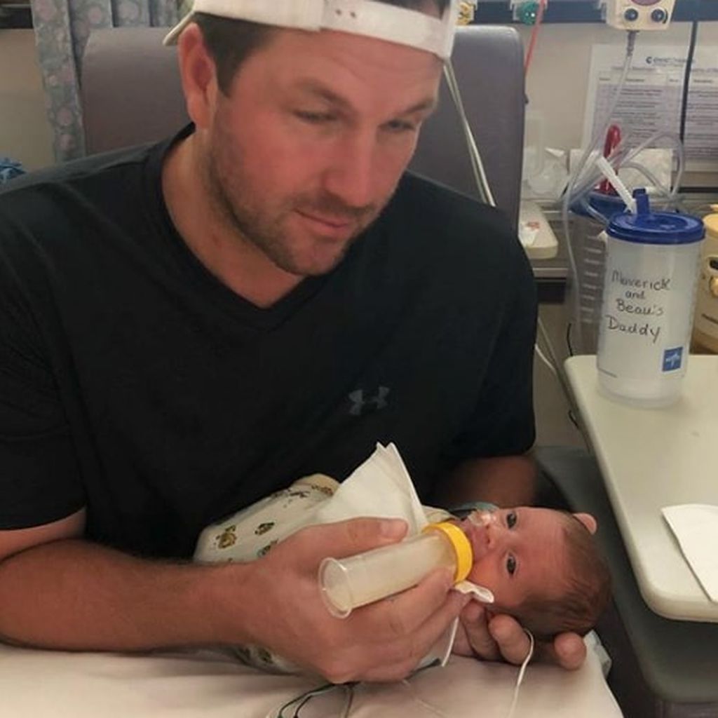 Doug Reinhardt mit seinem Sohn