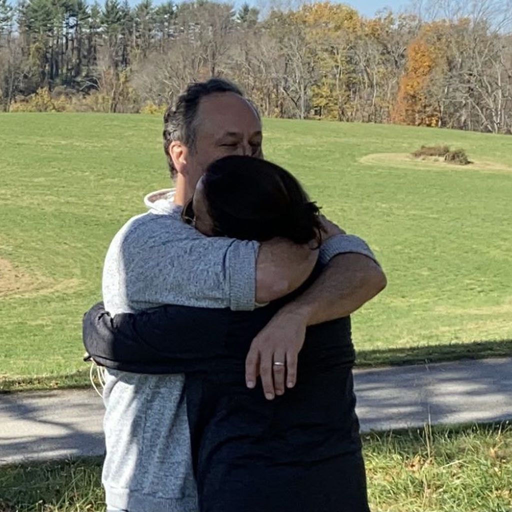 Douglas Emhoff und Kamala Harris im November 2020