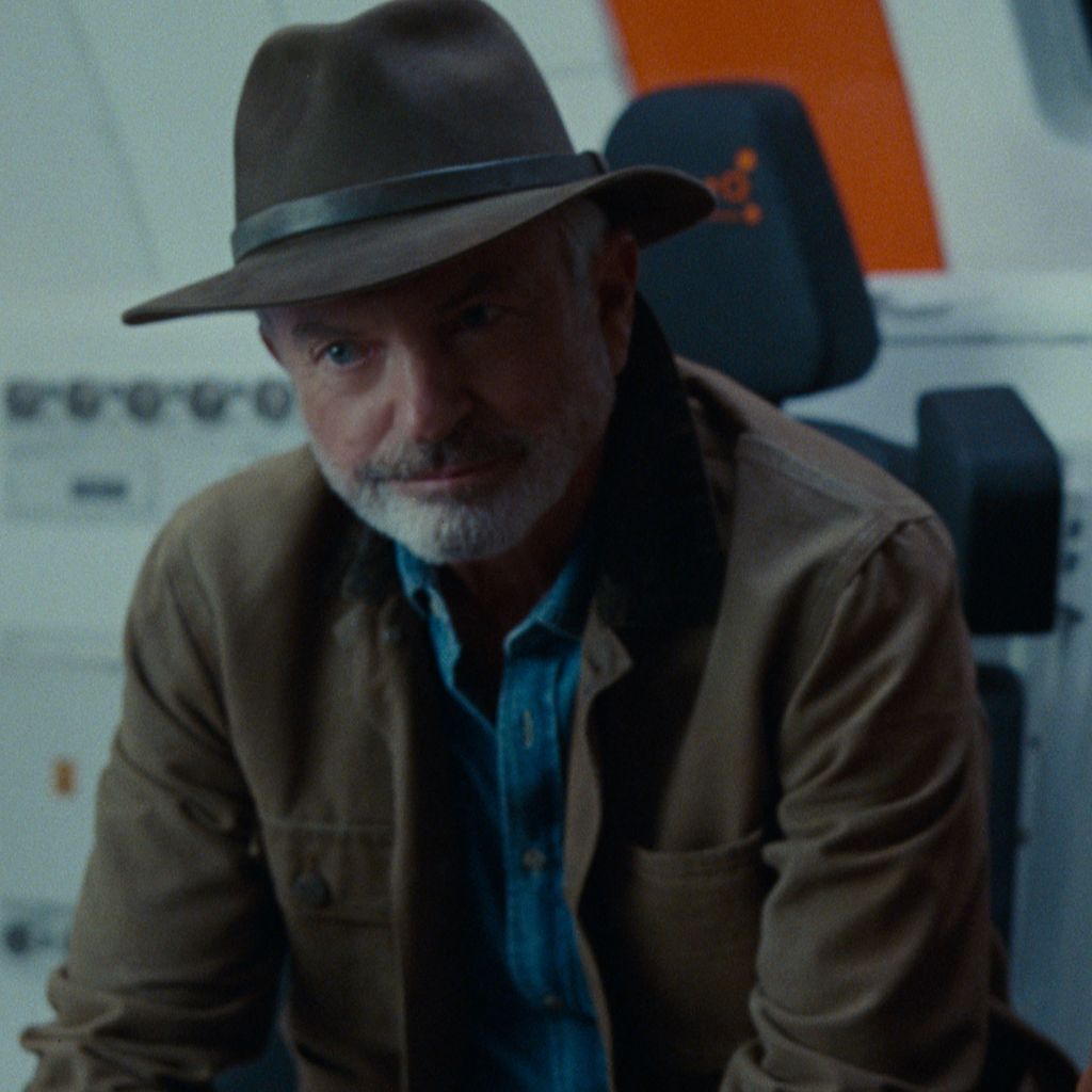 Dr. Alan Grant (Sam Neill) und Ellie Sattler (Laura Dern) in "Jurassic World: Ein neues Zeitalter"