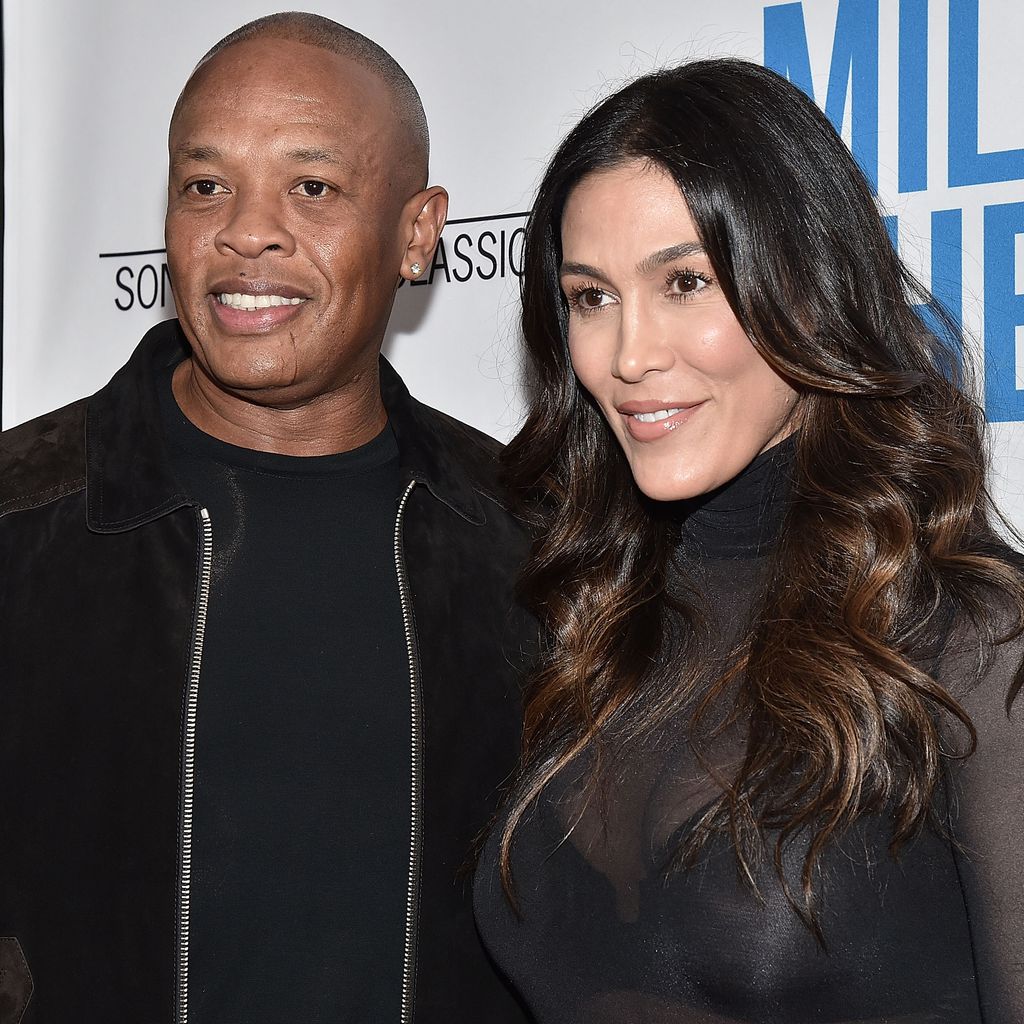 Dr. Dre und Nicole Young bei der Premiere von "Miles Ahead"