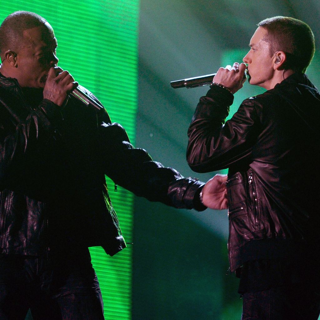 Dr. Dre und Eminem bei den Grammy Awards, 2011