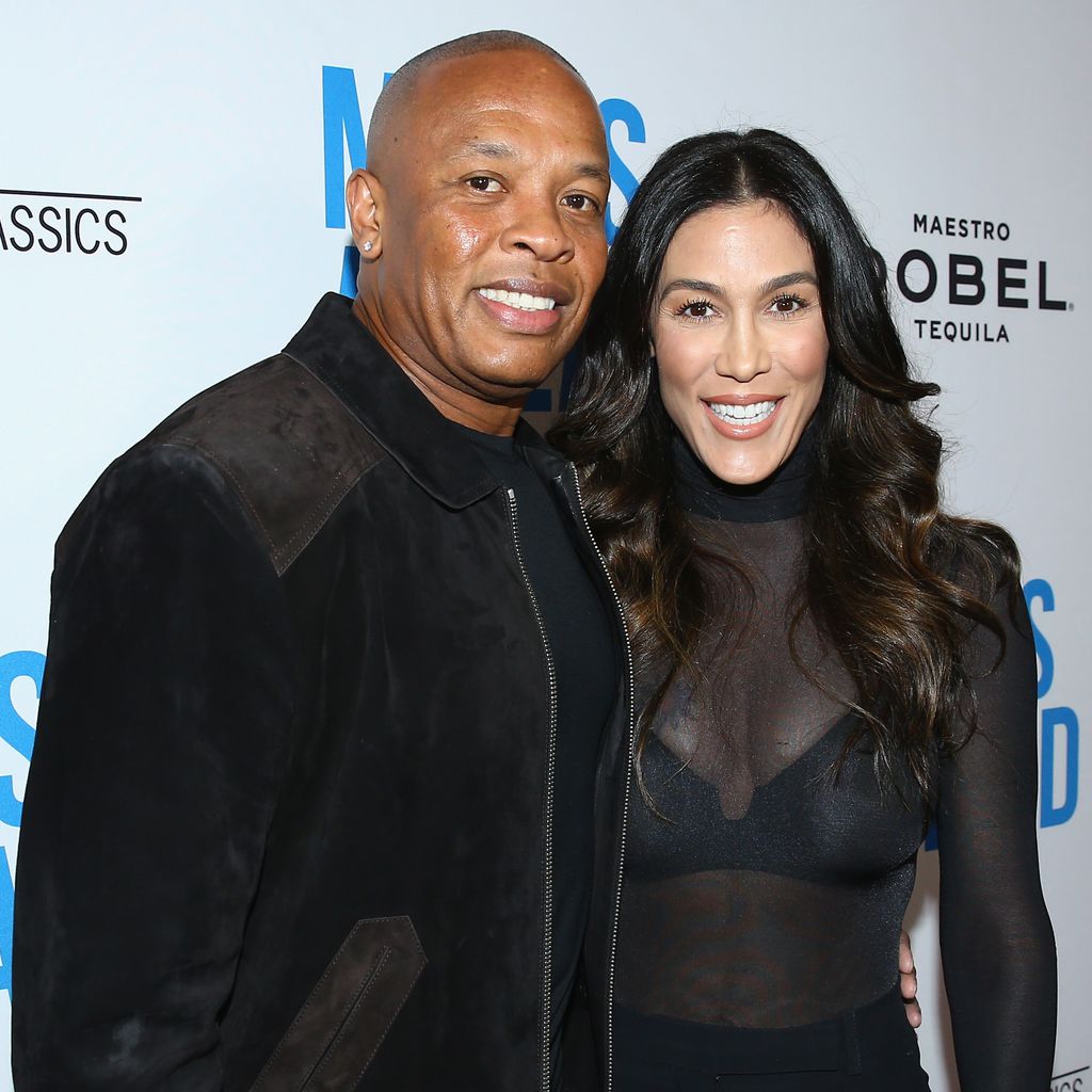 Dr. Dre und Nicole Young bei der "Miles Ahead"-Premiere, 2016