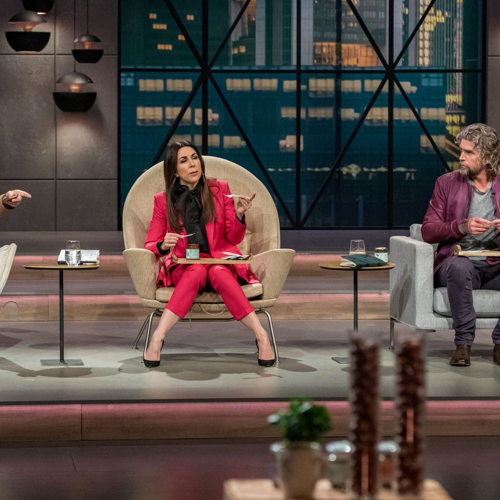Dr. Georg Kofler, Judith Williams und Nils Glagau bei "Die Höhle der Löwen"