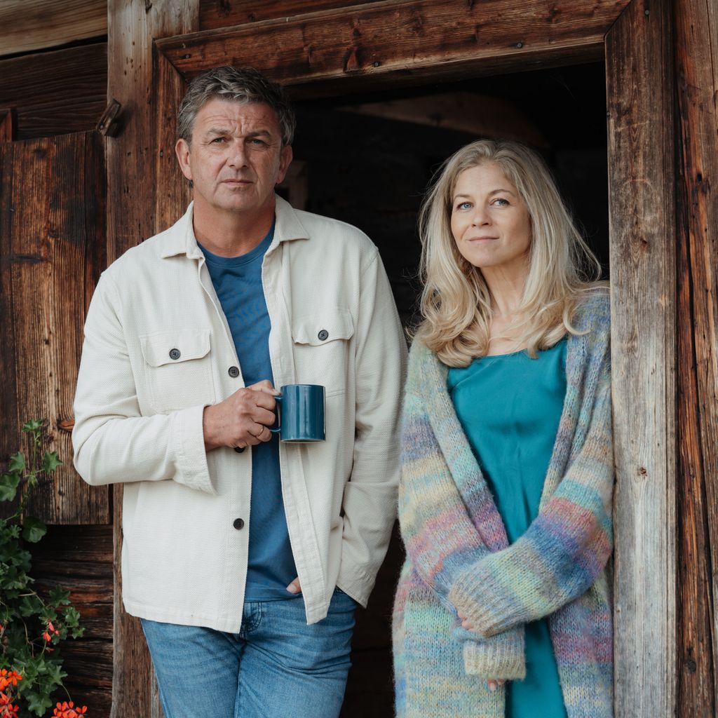 Dr. Martin Gruber und Karin Bachmeier auf dem Gruberhof