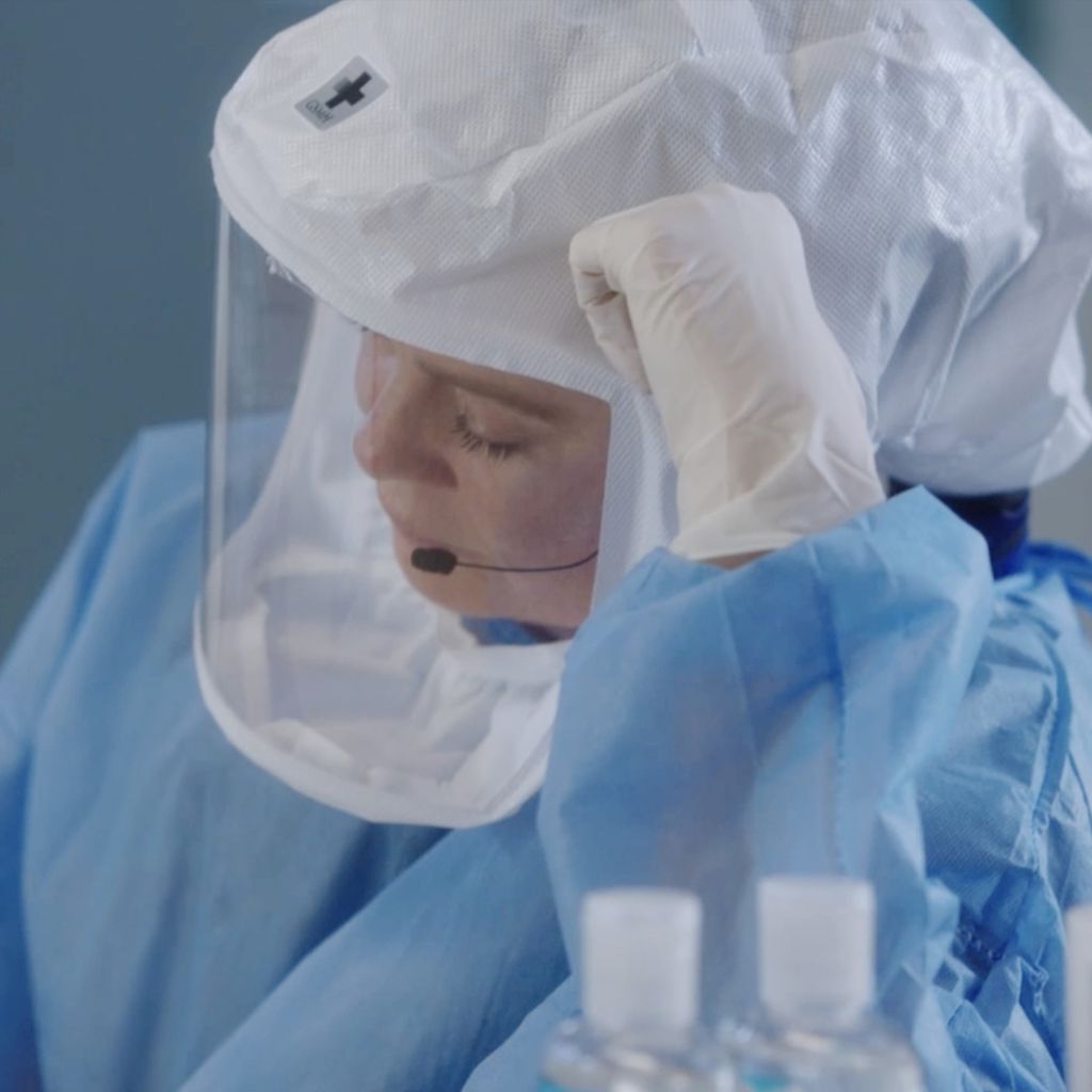 Dr. Meredith Grey (Ellen Pompeo) in der ersten Folge der 17. Staffel von "Grey's Anatomy"