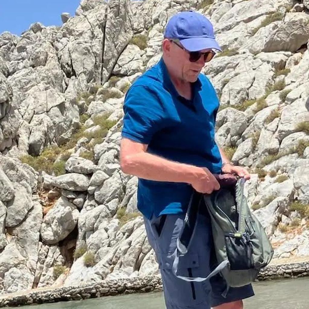 Dr. Michael Mosley in Symi, Griechenland
