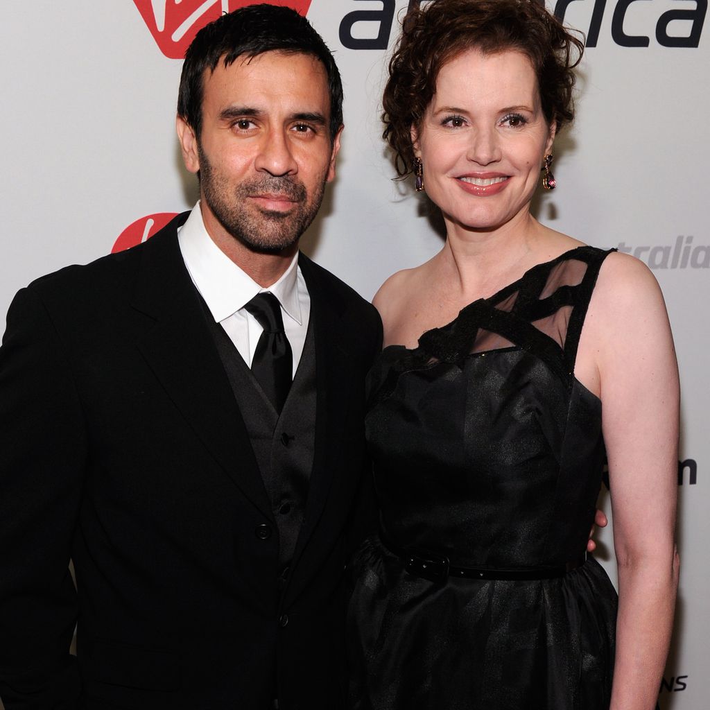 Dr. Reza Jarrahy und Geena Davis