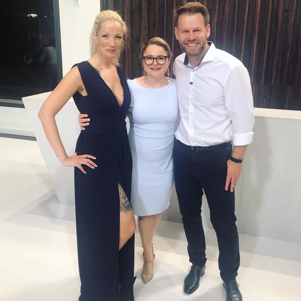 Dr. Sandra Köhldorfer mit Cindy und Alex