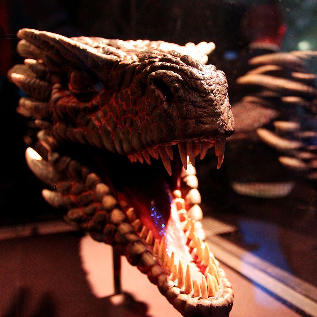 Drachen-Modell auf einer GoT-Ausstellung in Sydney