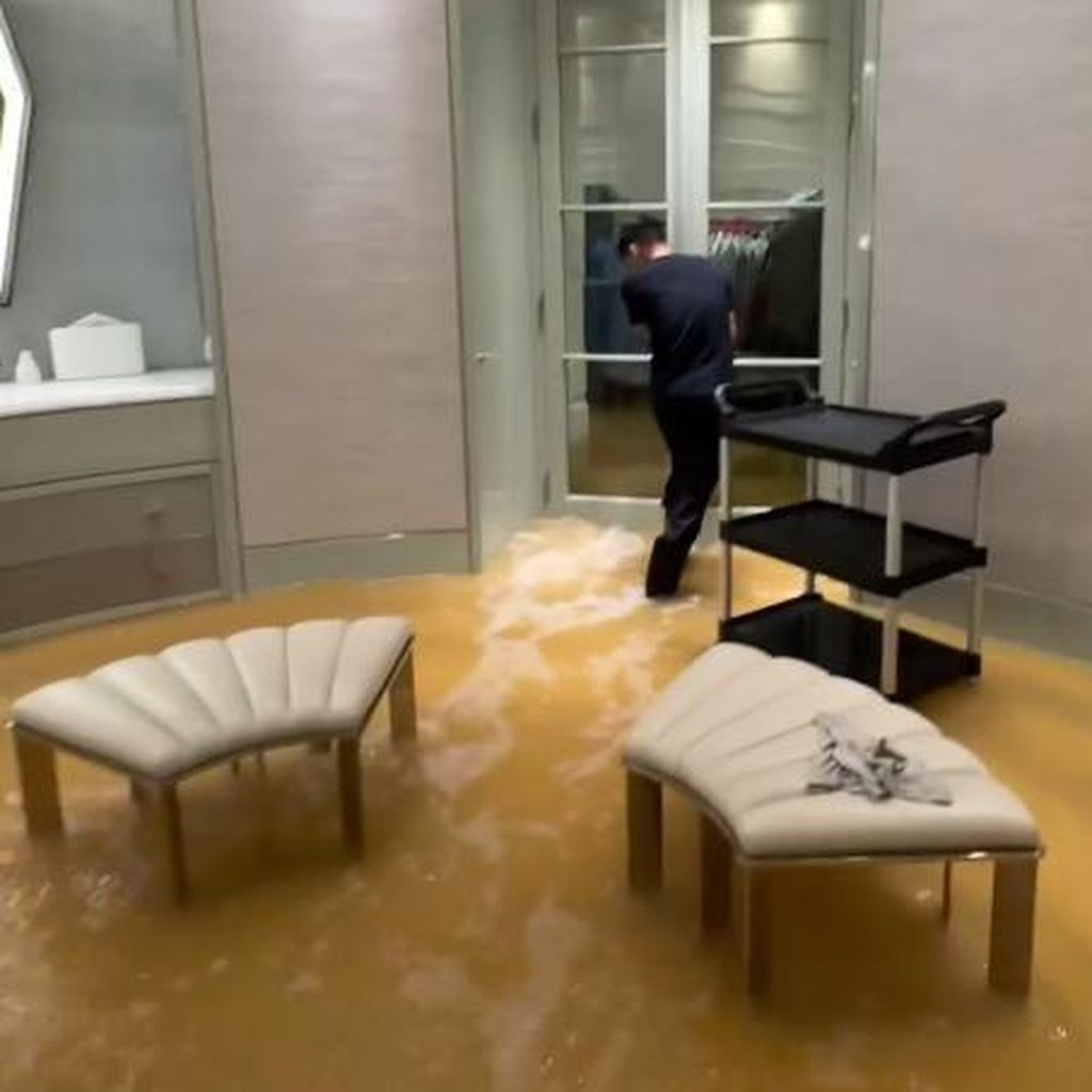 Drakes Villa in Toronto nach der Überflutung, Juli 2024