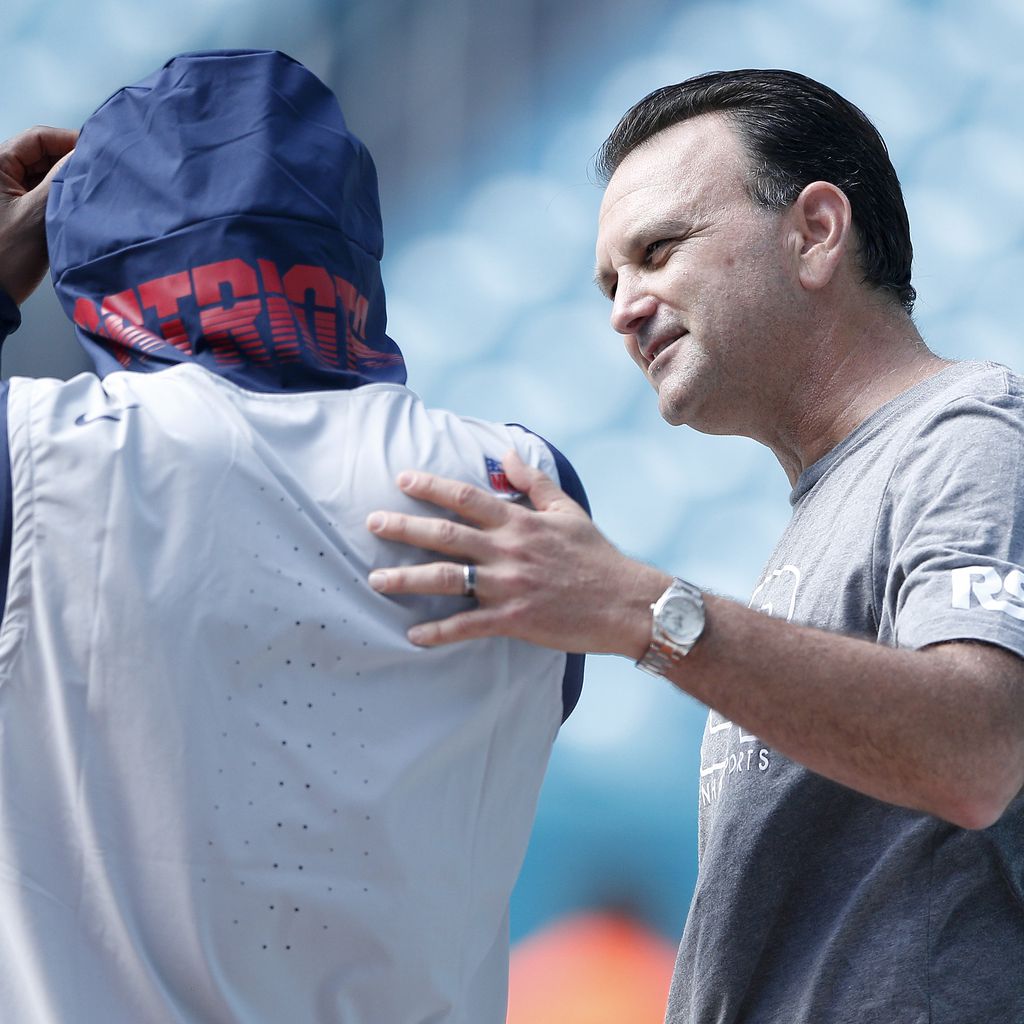 Antonio Brown und Drew Rosenhaus, September 2019 in Miami