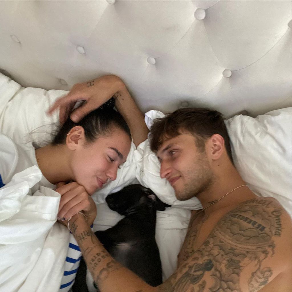 Sängerin Dua Lipa und ihr Freund Anwar Hadid