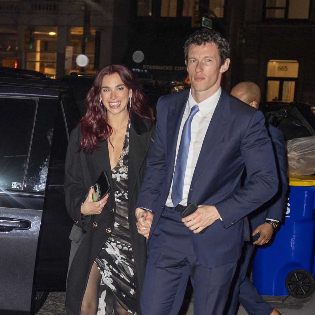 Sängerin Dua Lipa und Schauspieler Callum Turner