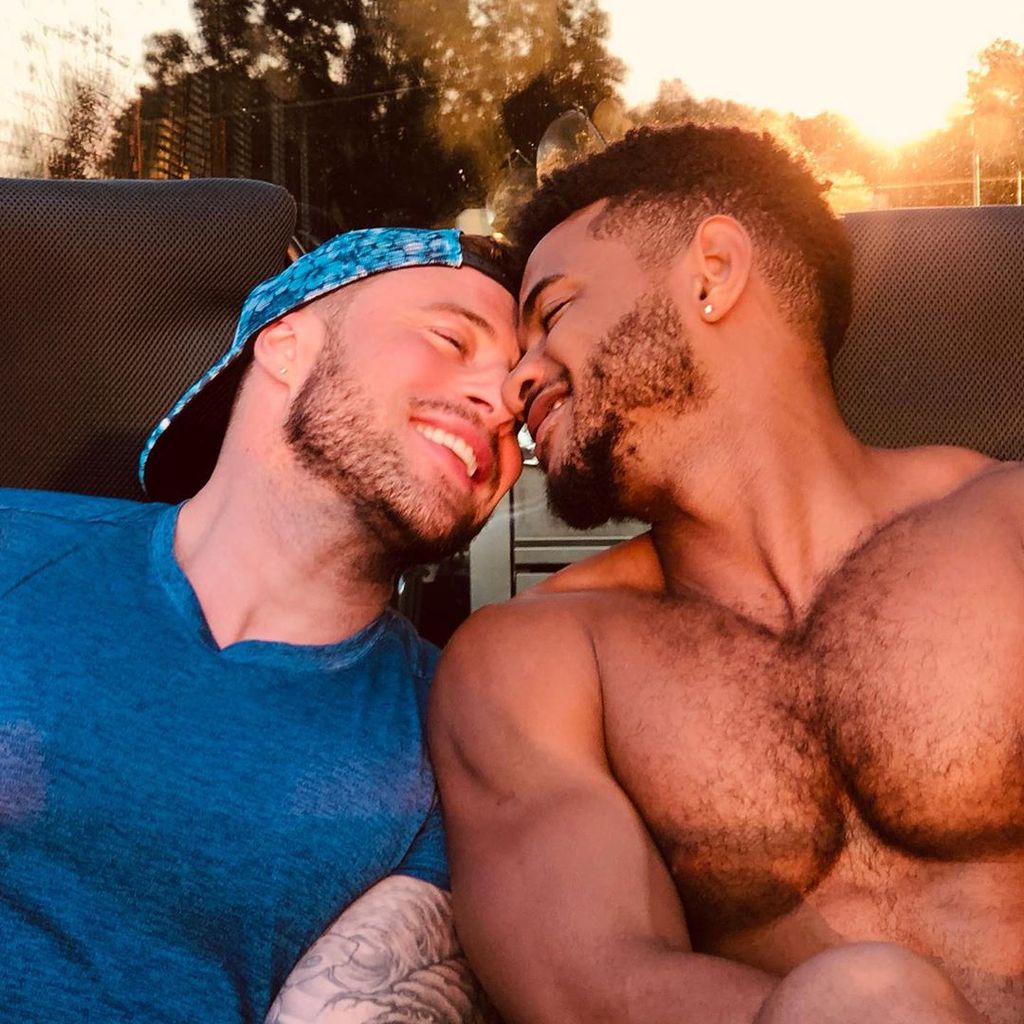 Duncan James mit seinem Freund Rodrigo Reis