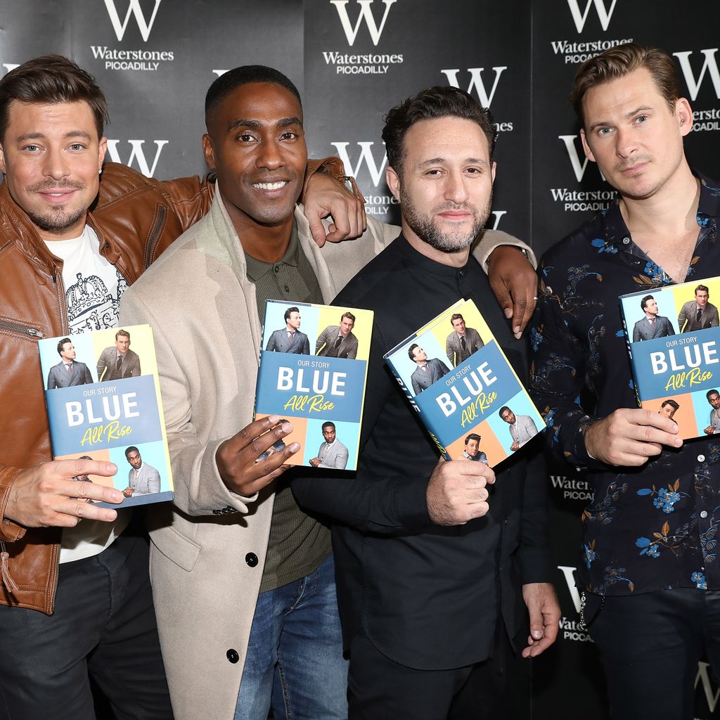 Duncan James, Simon Webbe, Anthony Costa und Lee Ryan von Blue
