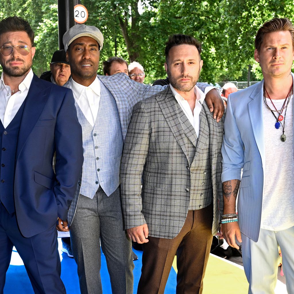 Duncan James, Simon Webbe, Antony Costa und Lee Ryan von Blue